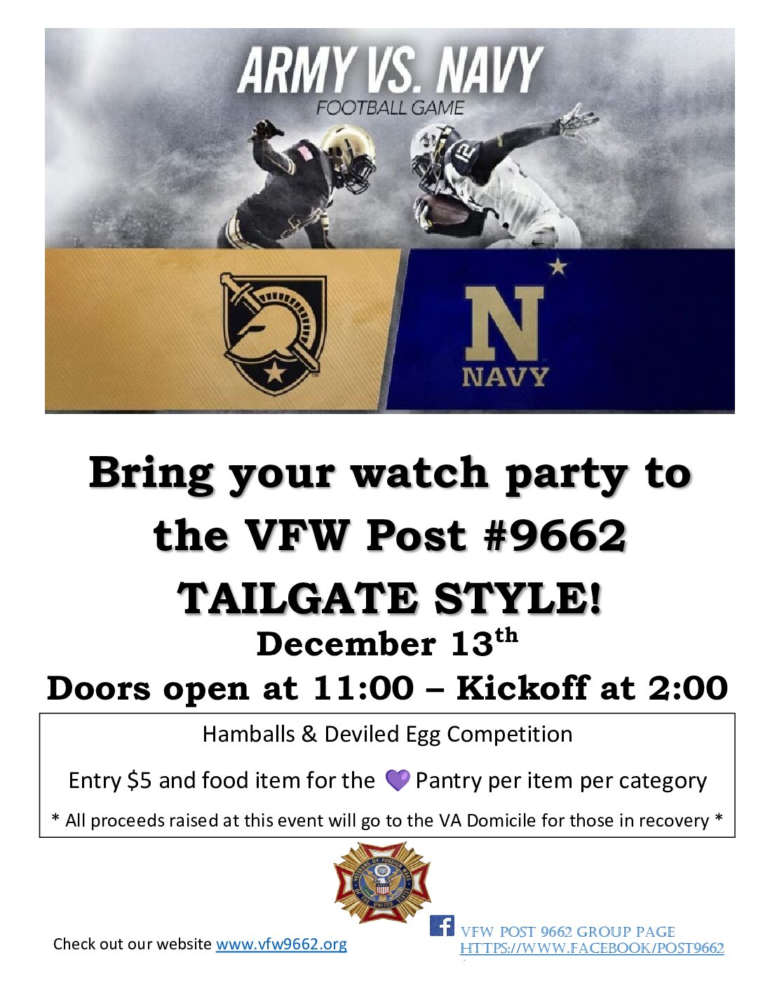 ARMY vs. NAVY Watch Party