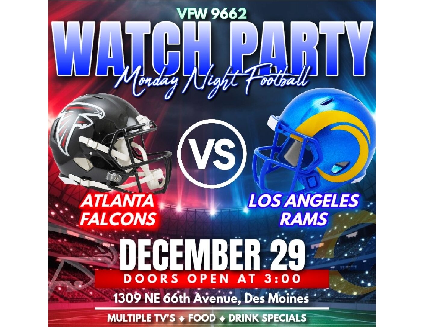 MONDAY NIGHT MATCH UP