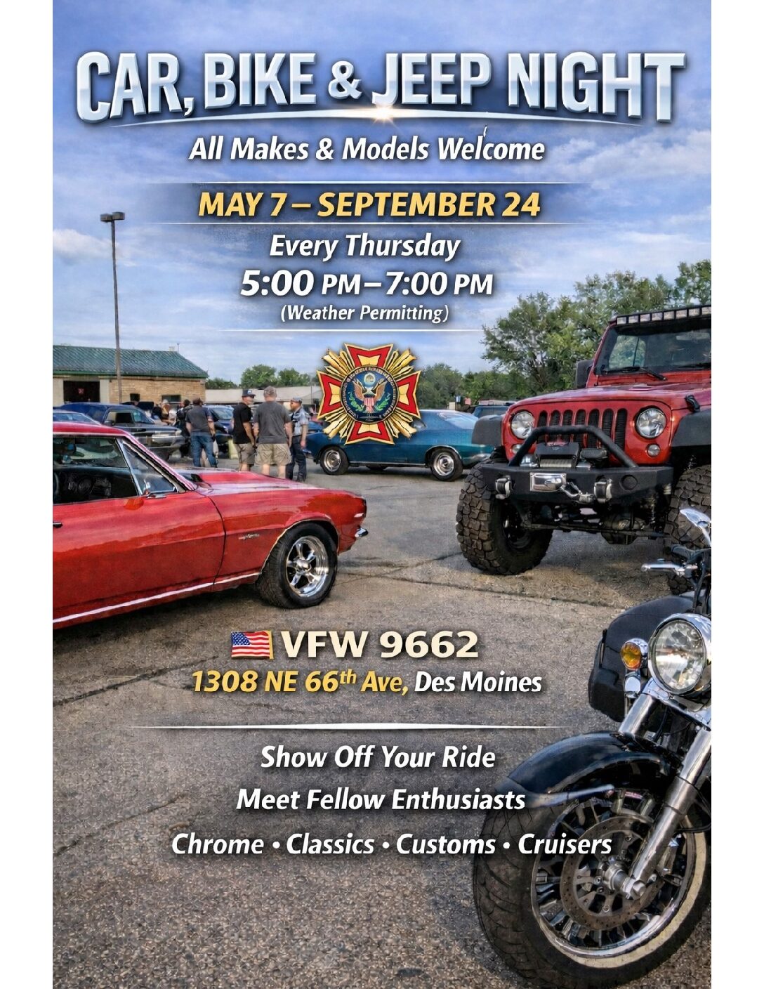 Car, Bike & Jeep Night