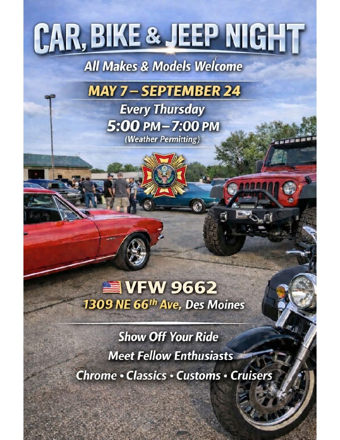 Car, Bike & Jeep Night